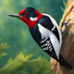spiritual meaning of seeing a red-headed woodpecker