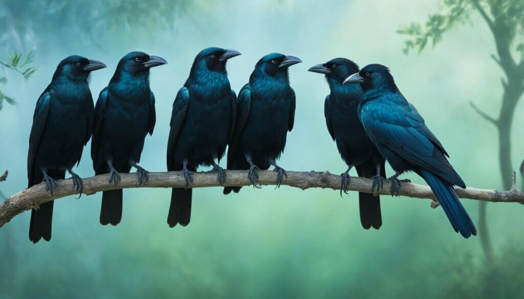 spiritual meaning of 4 crows